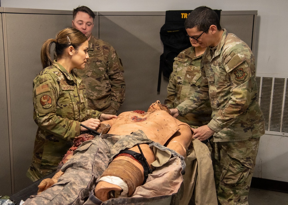 The 108th Medical Group conducts a Combat Lifesaver Train the Trainer Course