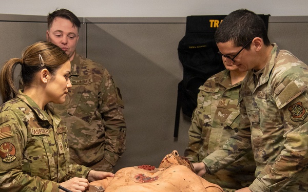The 108th Medical Group conducts a Combat Lifesaver Train the Trainer Course