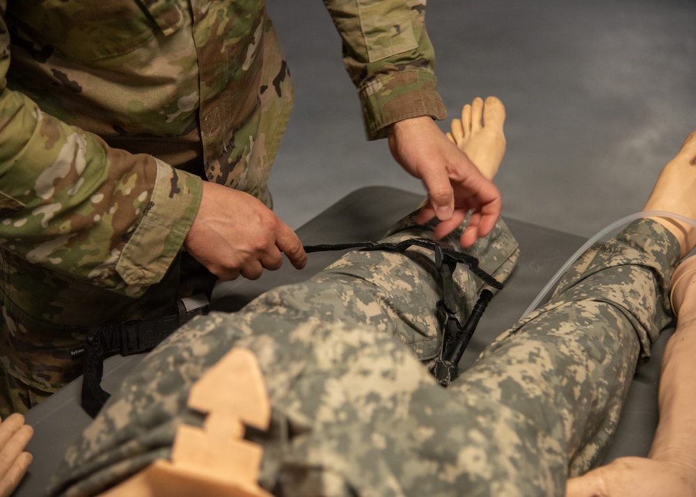The 108th Medical Group conducts a Combat Lifesaver Train the Trainer Course