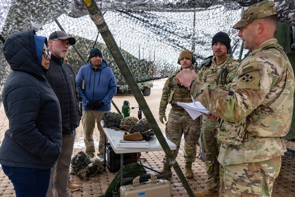 U.S. Soldiers conduct demonstration on denied, degraded, intermittent, or limited equipment