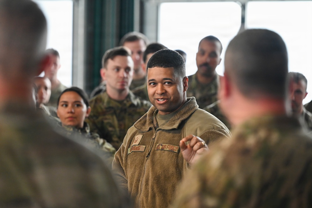 106th Rescue Wing Leadership Engages Members During DEOCS Town Hall Meetings