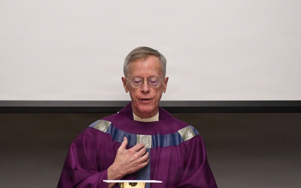 New Massachusetts States Defense Force Chaplain brings Catholic services back to Barnes