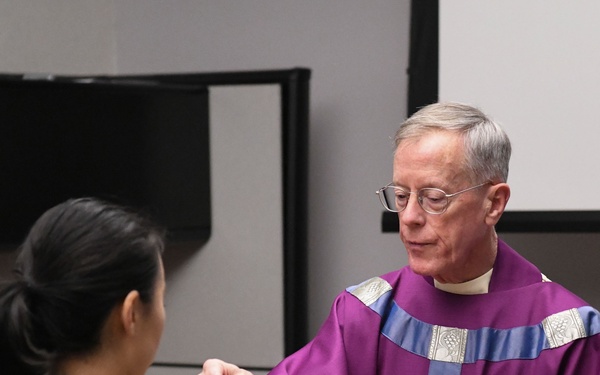 New Massachusetts States Defense Force Chaplain brings Catholic services back to Barnes