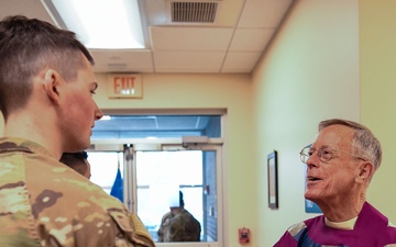 New Massachusetts States Defense Force Chaplain brings Catholic services back to Barnes