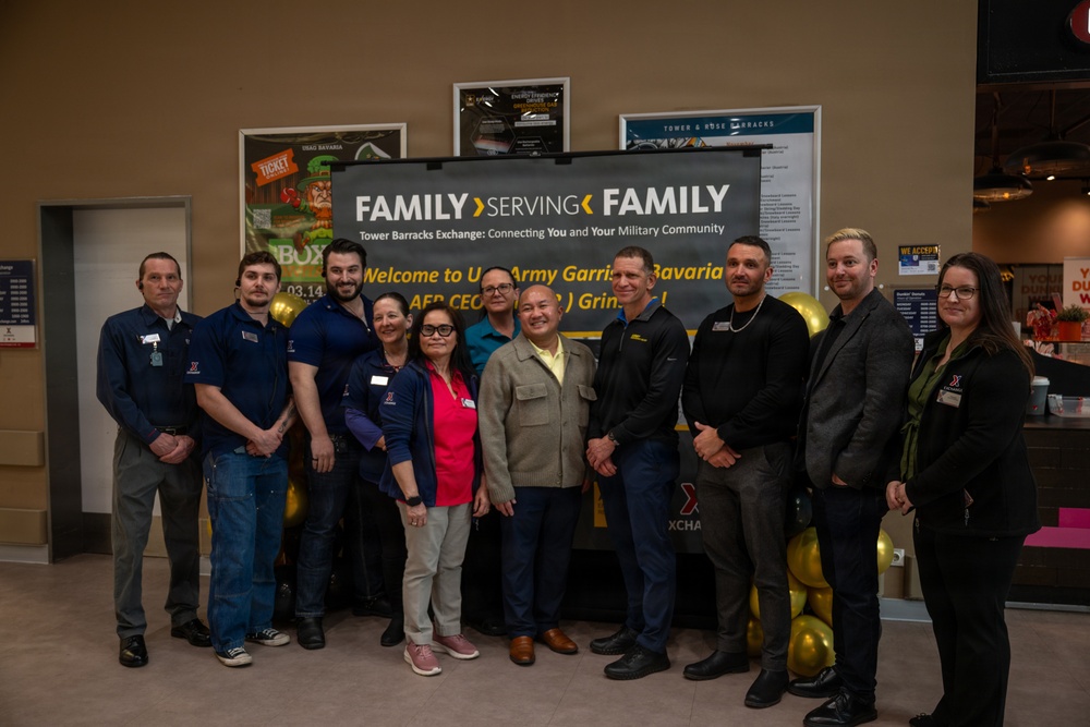 Michael Grinston, CEO of AER, launches donation campaign in USAG Bavaria