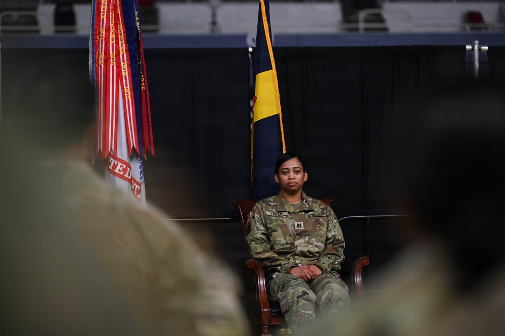 District of Columbia National Guard 1946th Finance Management Services Detachment holds change of command ceremony.