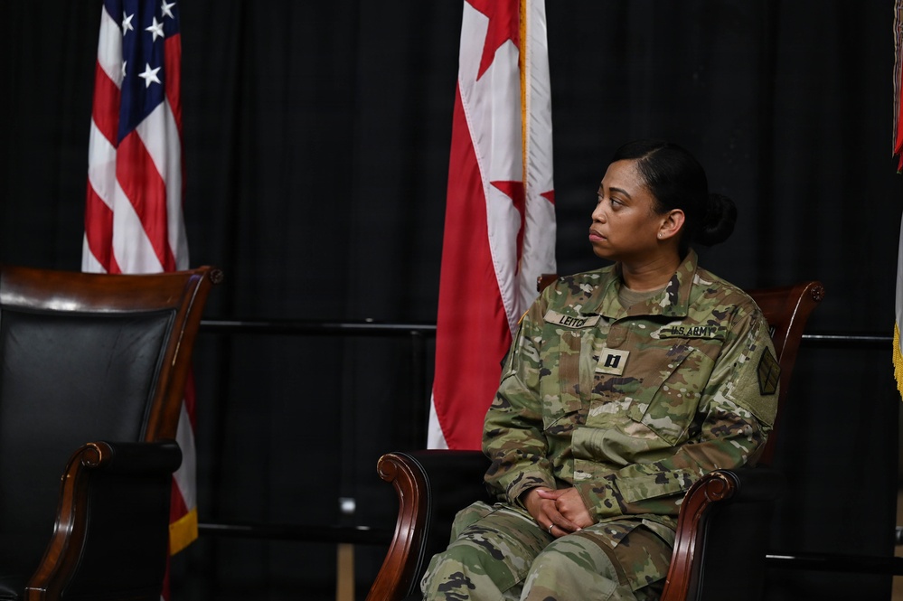 District of Columbia National Guard 1946th Finance Management Services Detachment holds change of command ceremony
