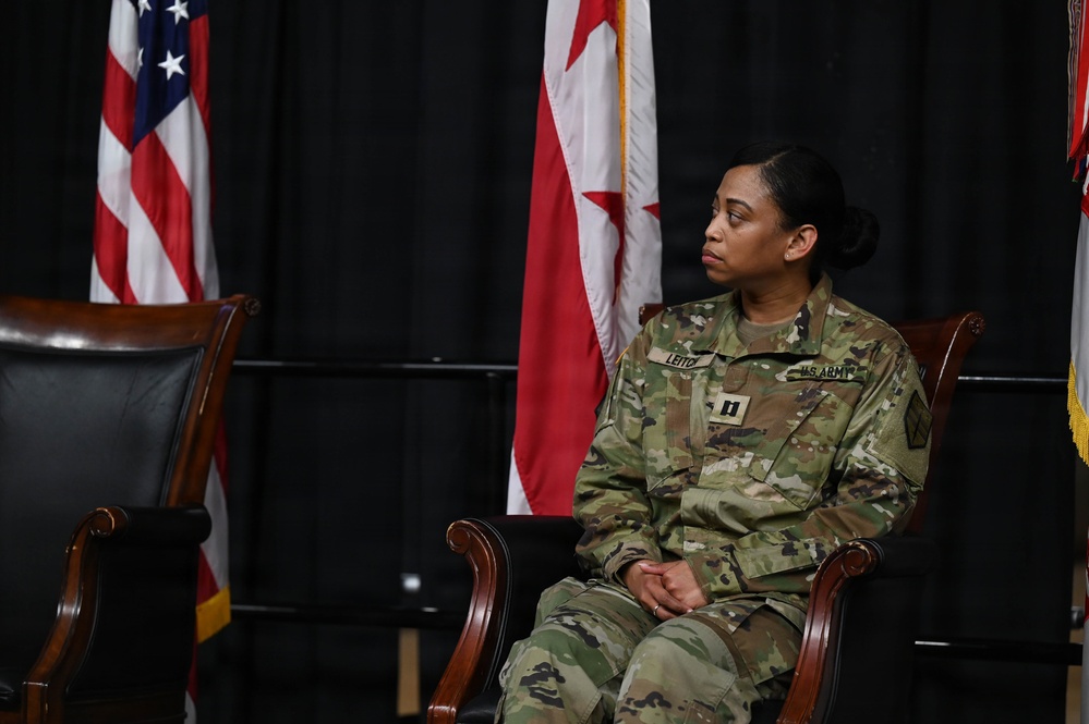 District of Columbia National Guard 1946th Finance Management Services Detachment holds change of command ceremony