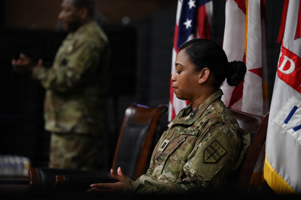 District of Columbia National Guard 1946th Finance Management Services Detachment holds change of command ceremony