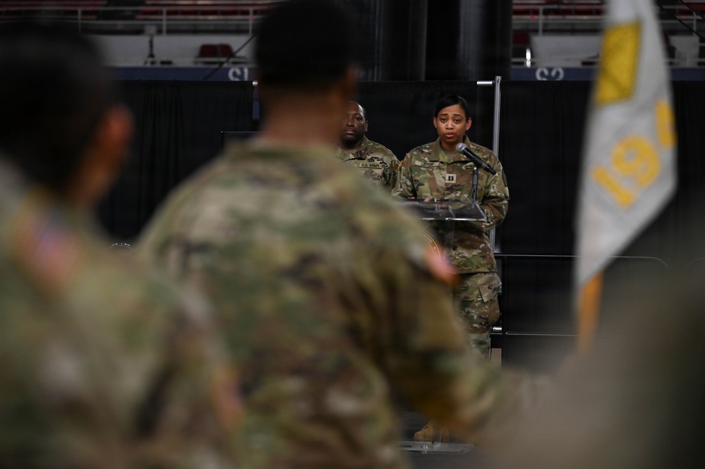 District of Columbia National Guard 1946th Finance Management Services Detachment holds change of command ceremony