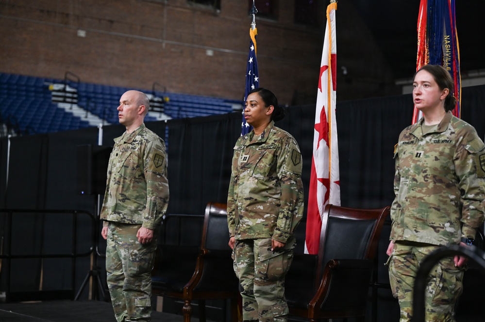 District of Columbia National Guard 1946th Finance Management Services Detachment holds change of command ceremony