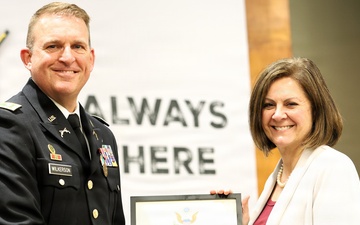 Guard Officer Retires After 32 years; Has No Plans to Give Spouse’s Liver Back