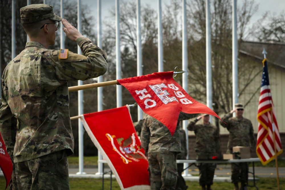 898th Engineer Battalion deactivated after years of service