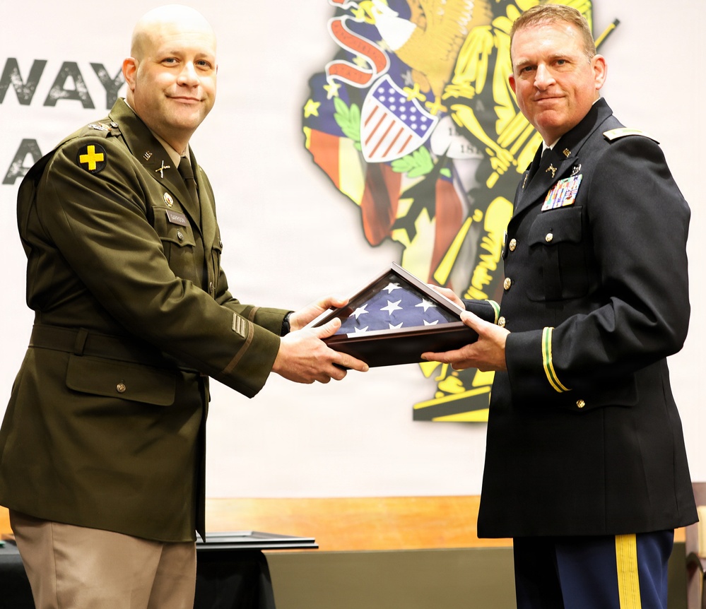 Guard Officer Retires After 32 years; Has No Plans to Give Spouse’s Liver Back