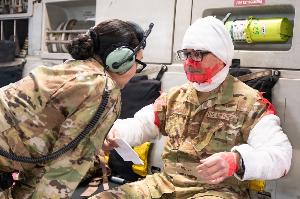 Aeromedical Evacuation Squadron Mass Casualty Exercise