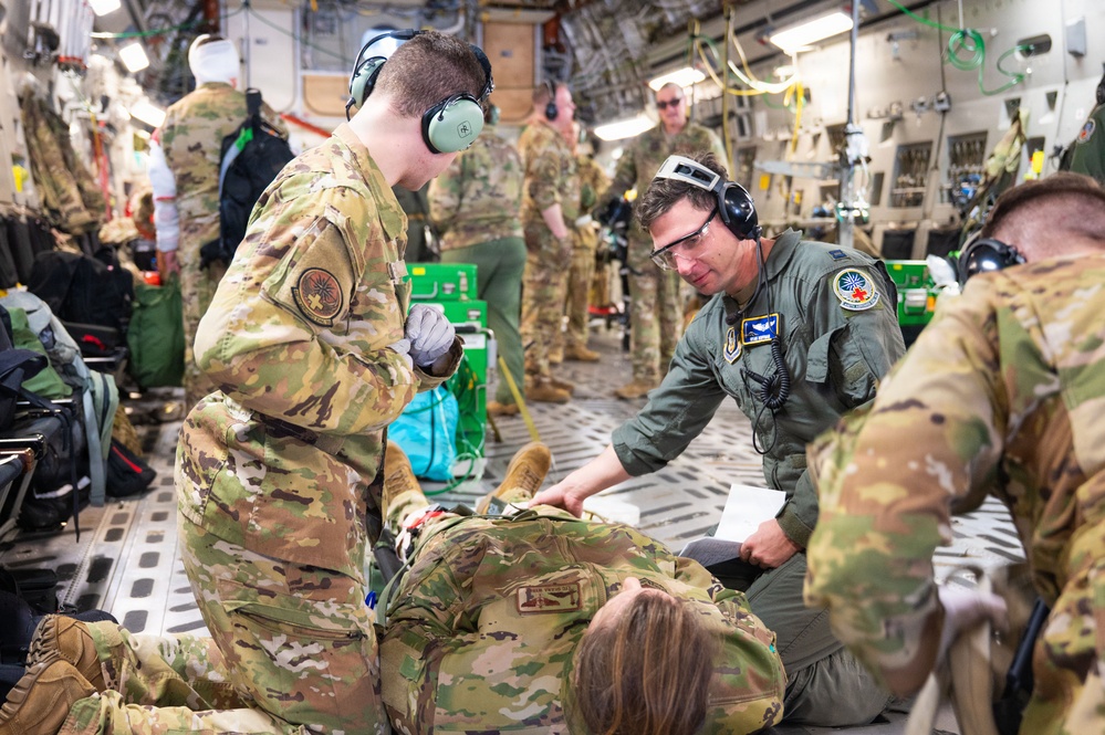 Aeromedical Evacuation Squadron Mass Casualty Exercise