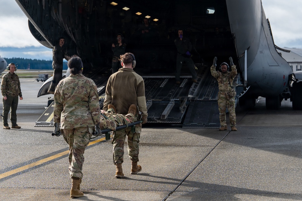 Aeromedical Evacuation Squadron Mass Casualty Training