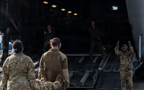 Aeromedical Evacuation Squadron Mass Casualty Training