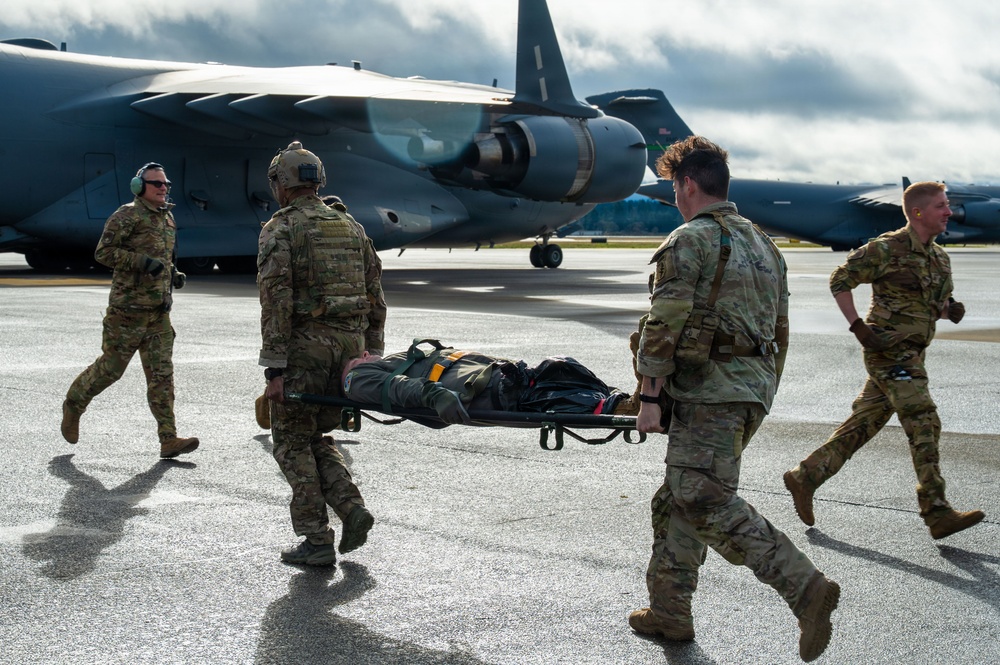 Aeromedical Evacuation Squadron Mass Casualty Training