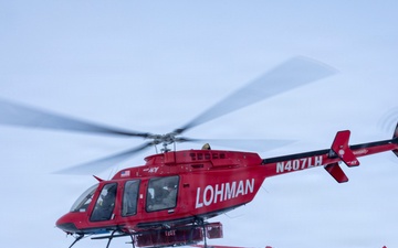 Helicopter at ICE CAMP 2026