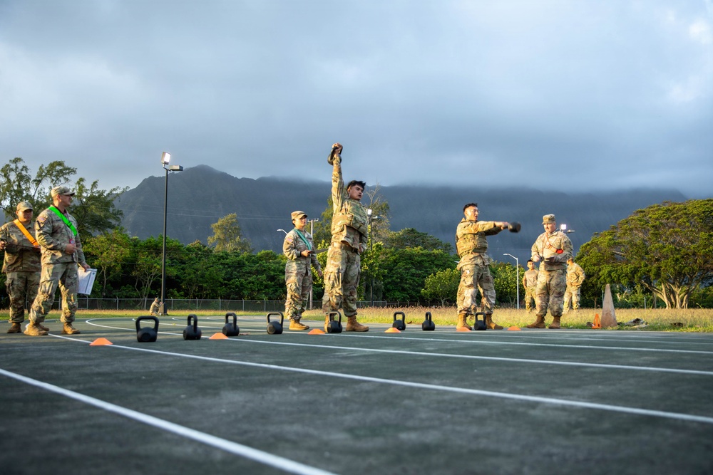 HIARNG Soldiers Push Their Physical Limits During the BWC