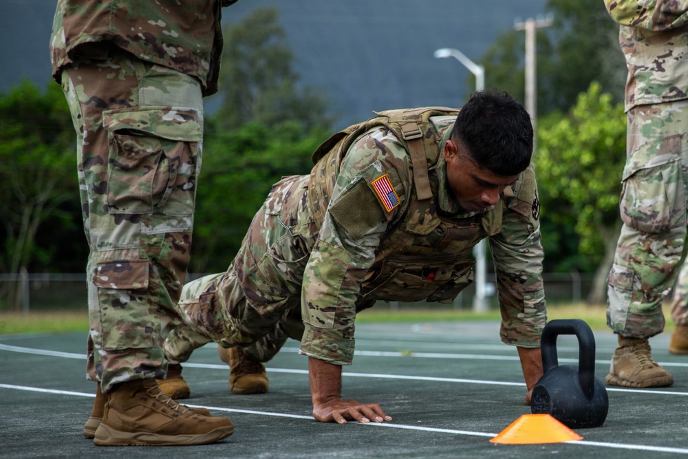 HIARNG Soldiers Push Their Physical Limits During the BWC