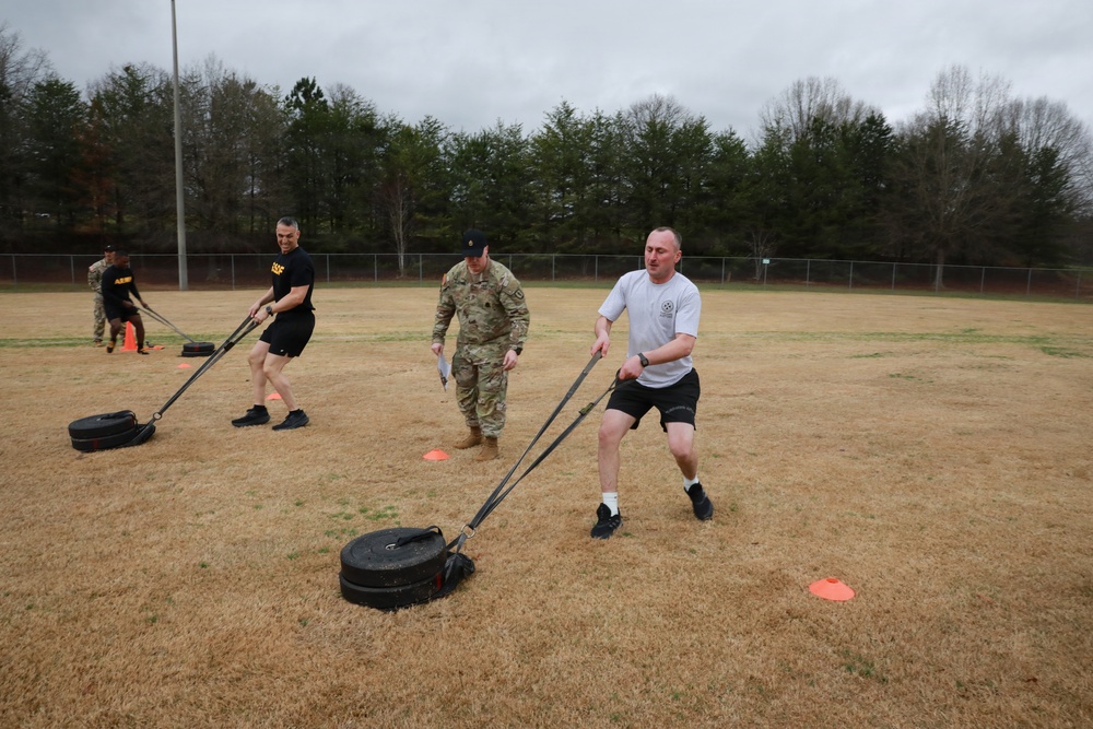 Competitors Push Limits During Army Fitness Test at Best Warrior Competition