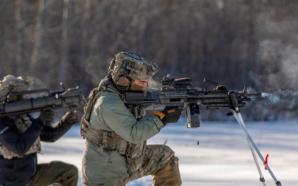 US Marines conduct CALFEX during ARCTIC EDGE 2026
