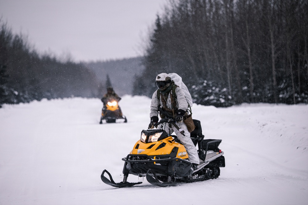 US Marines conduct CALFEX during ARCTIC EDGE 2026