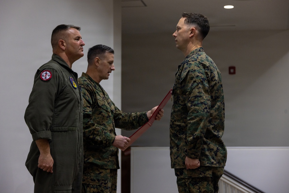 Lt. Col. Bowser receives Meritorious Service Medal