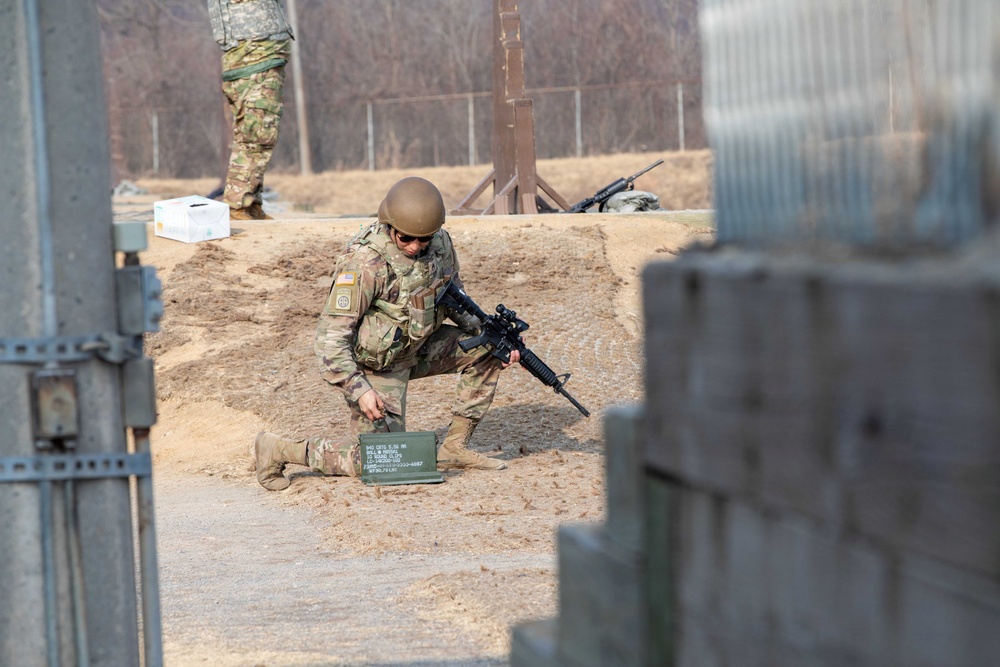 1st Signal Brigade conducts M4 Range Training at Camp Humphreys