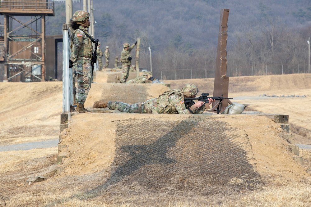 1st Signal Brigade conducts M4 Range Training at Camp Humphreys