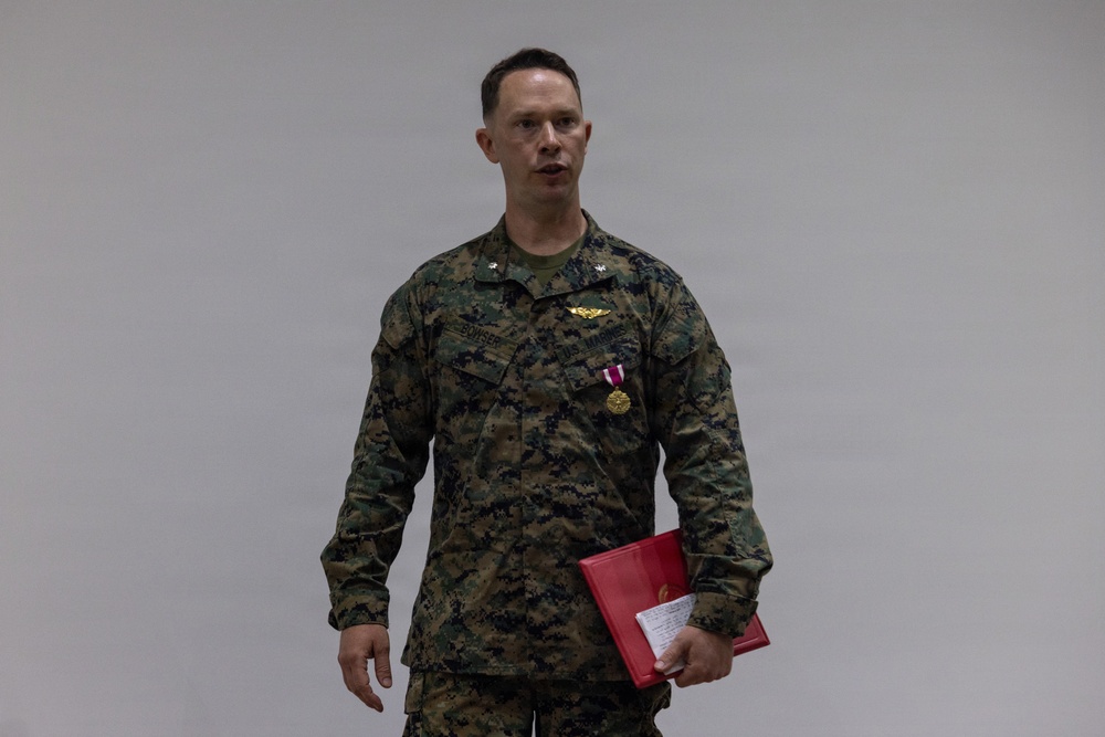 Lt. Col. Bowser receives Meritorious Service Medal