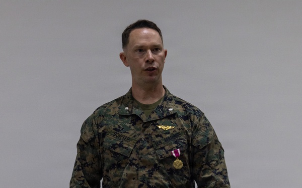 Lt. Col. Bowser receives Meritorious Service Medal