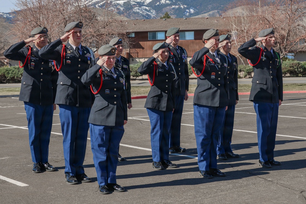 JROTC Cadets Compete in Carson Drill Meet
