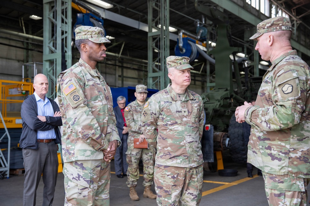 The U.S. Army Materiel Support Command - Korea was honored to host Brig. Gen. Daniel J. Duncan, commanding general of the Joint Munitions Command (JMC), for a visit to our Combat Power Generation Center (CPGC) on March 5.