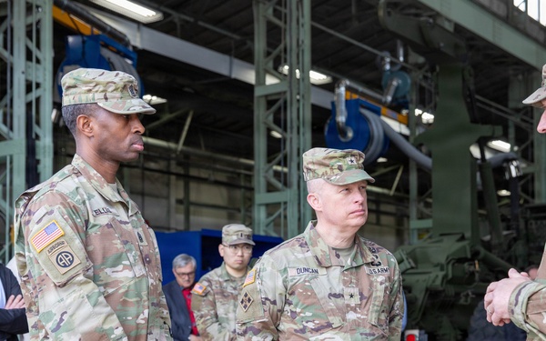 The U.S. Army Materiel Support Command - Korea was honored to host Brig. Gen. Daniel J. Duncan, commanding general of the Joint Munitions Command (JMC), for a visit to our Combat Power Generation Center (CPGC) on March 5.
