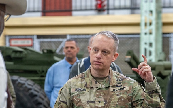 The U.S. Army Materiel Support Command - Korea was honored to host Brig. Gen. Daniel J. Duncan, commanding general of the Joint Munitions Command (JMC), for a visit to our Combat Power Generation Center (CPGC) on March 5.