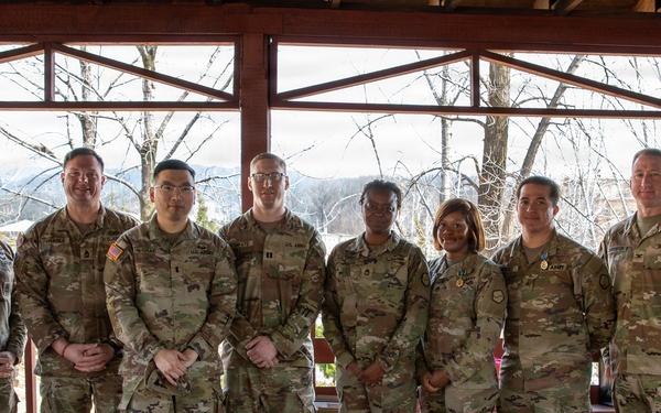 The U.S. Army Materiel Support Command – Korea Command Team had the privilege of presenting awards to some of our finest Soldiers as we bid them farewell on Mar. 5.