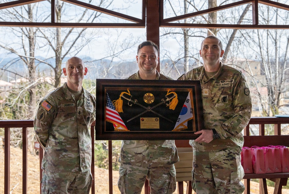 The U.S. Army Materiel Support Command – Korea Command Team had the privilege of presenting awards to some of our finest Soldiers as we bid them farewell on Mar. 5.