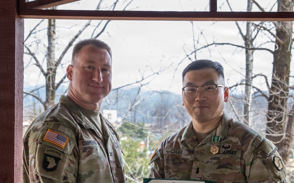 The U.S. Army Materiel Support Command – Korea Command Team had the privilege of presenting awards to some of our finest Soldiers as we bid them farewell on Mar. 5.