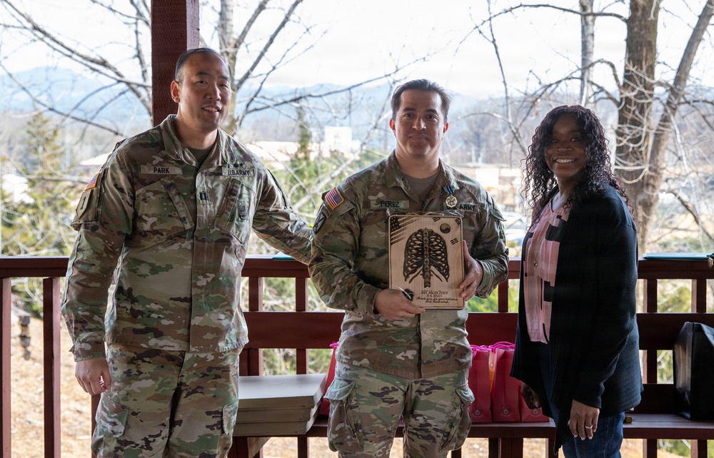 The U.S. Army Materiel Support Command – Korea Command Team had the privilege of presenting awards to some of our finest Soldiers as we bid them farewell on Mar. 5.