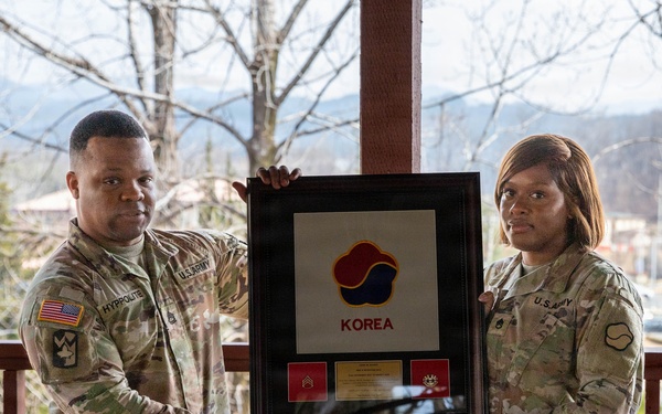 The U.S. Army Materiel Support Command – Korea Command Team had the privilege of presenting awards to some of our finest Soldiers as we bid them farewell on Mar. 5.