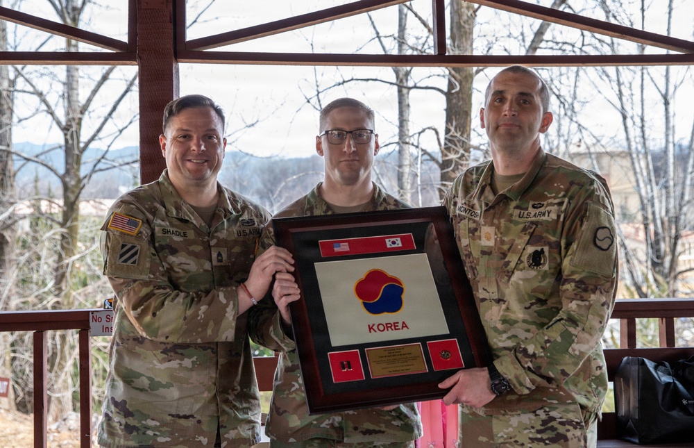 The U.S. Army Materiel Support Command – Korea Command Team had the privilege of presenting awards to some of our finest Soldiers as we bid them farewell on Mar. 5.