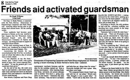35 Years Ago: Wisconsin National Guard’s 107th Maintenance Company one of many units deployed from Fort McCoy for Desert Shield-Desert Storm