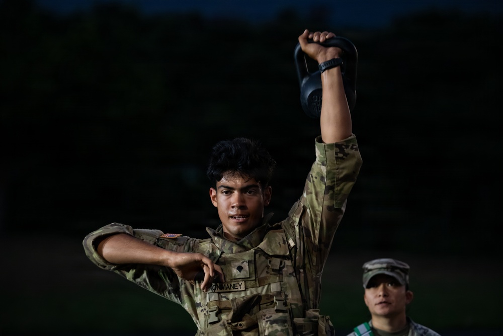 Pushing Each Other to the Limit: Hawaii Guardsmen Battle for Best Warrior Honors