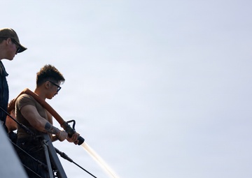 Dewey Conducts Freshwater Wash Down in the South China Sea