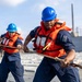DDG 105 Conducts a Replenishment-at-Sea with USNS John Lewis