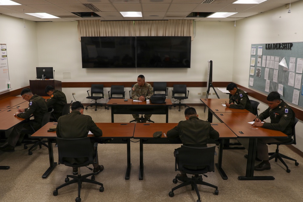 HIARNG BWC 2026 Competitors Present and Write for the Final Events