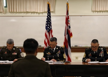 HIARNG BWC 2026 Competitors Present and Write for the Final Events